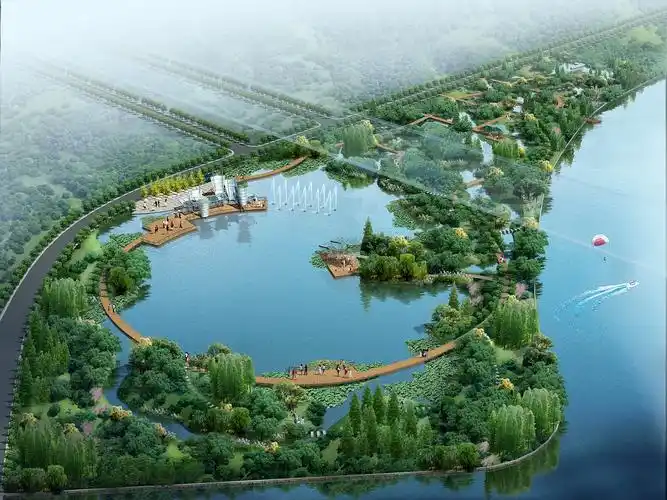 1992效果图-室外鸟瞰图