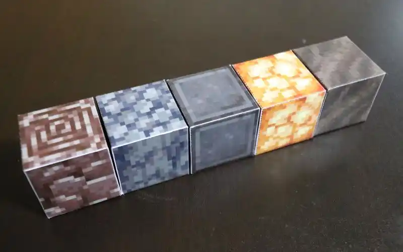 我的世界原创纸模型04新版未出模型先行116部分方块制作