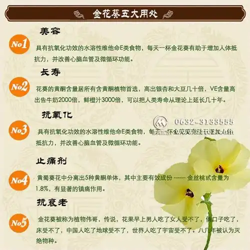 金花葵花茶价格功效和简介