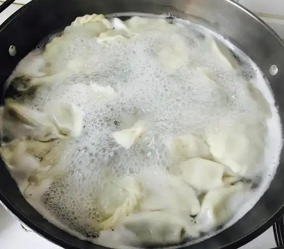 煮饺子不要水开就下锅,很多人不懂,这样煮饺子劲道好吃不破皮