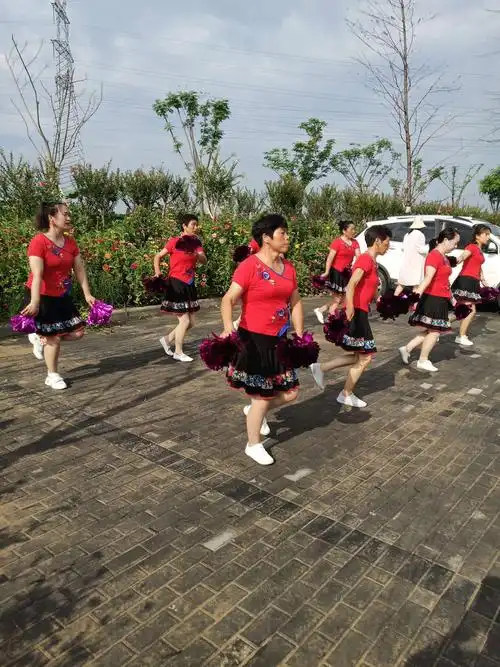 新时代文明实践 铜山在行动]房村镇李庄村开展了一次广场舞教学活动