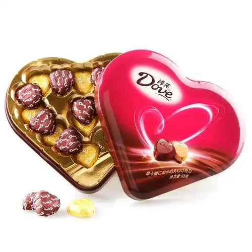 德芙爱心礼盒巧克力