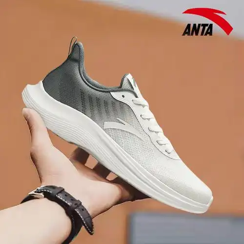 安踏男鞋软底休闲跑步夏季新款2023官方方正跑步鞋