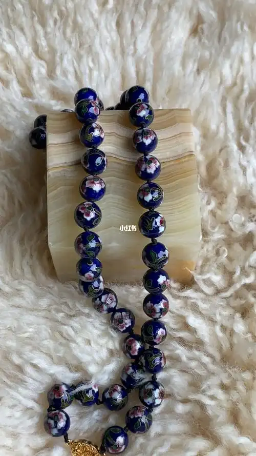 美轮美奂的景泰蓝项链