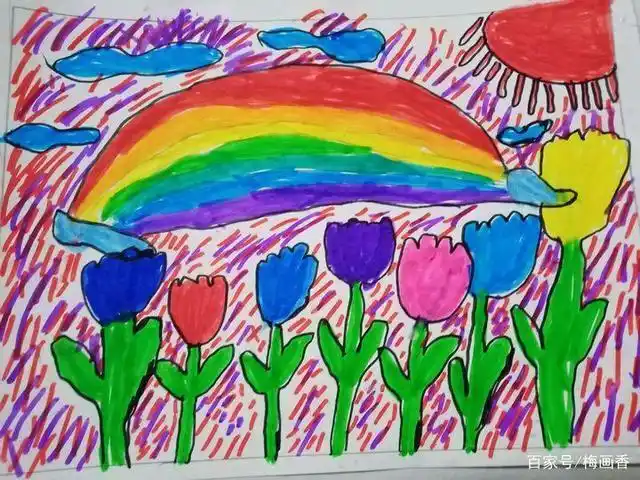 三原色:红黄蓝;三间色:绿橙紫