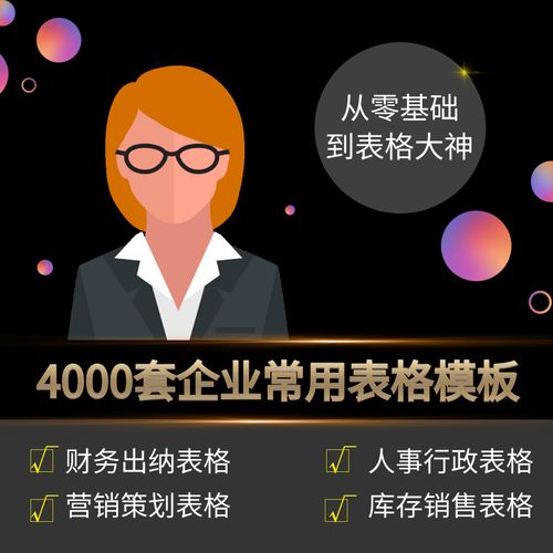 公司常用表格图报表excel模板人力办公库存生产销售人事行政财务