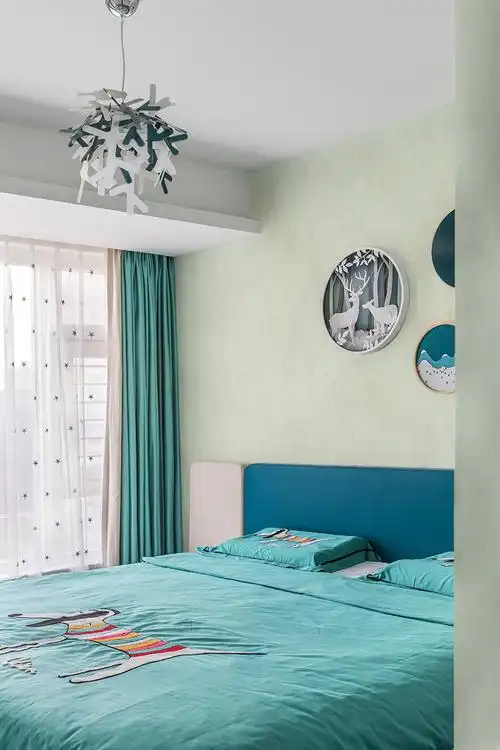 最佳卧室墙布效果图,都离不开这几个颜色!