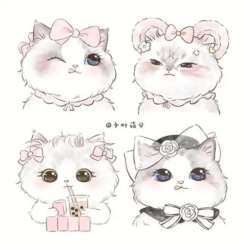 手绘头像  #猫猫头像  #手绘猫咪 #简笔画 #我的随手画  #布偶猫