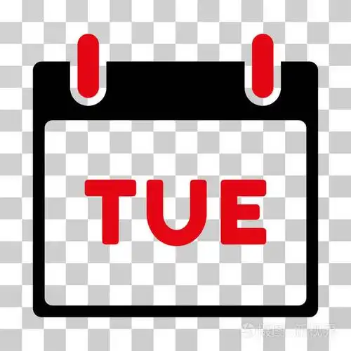 星期二日历页矢量图标插画-正版商用图片0xt1n3-摄图新视界