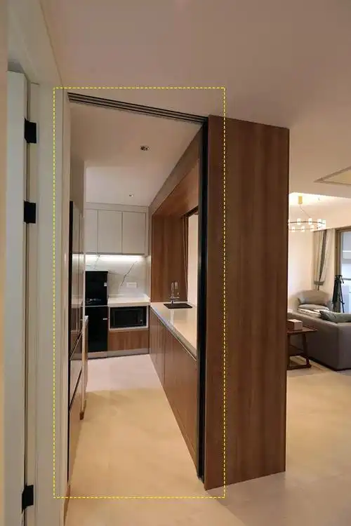 厨房隐藏式推拉门