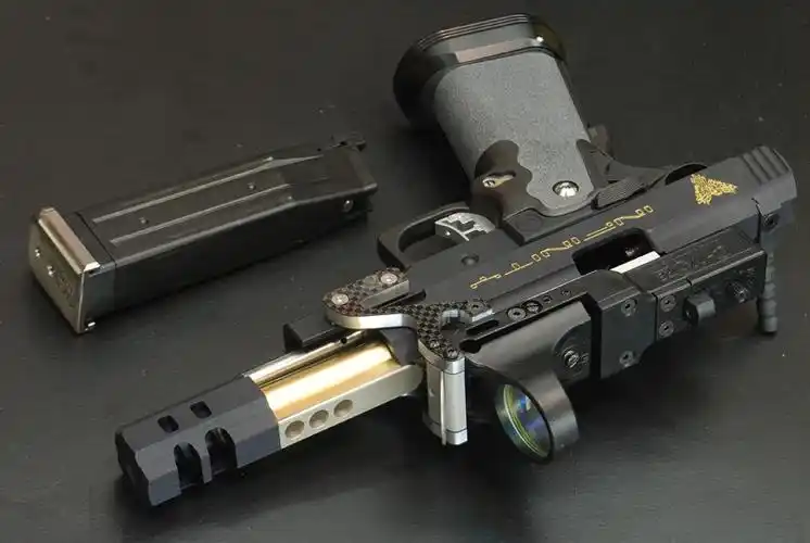 国际实用射击ipsc黄金m1911infinityimm艺术品版的定制土豪玩具