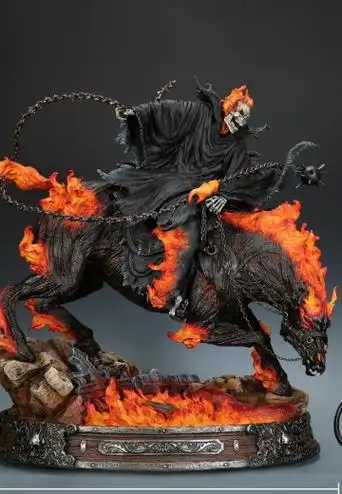 漫威 不死之身 恶灵骑士 骑马版 | hpoi手办维基