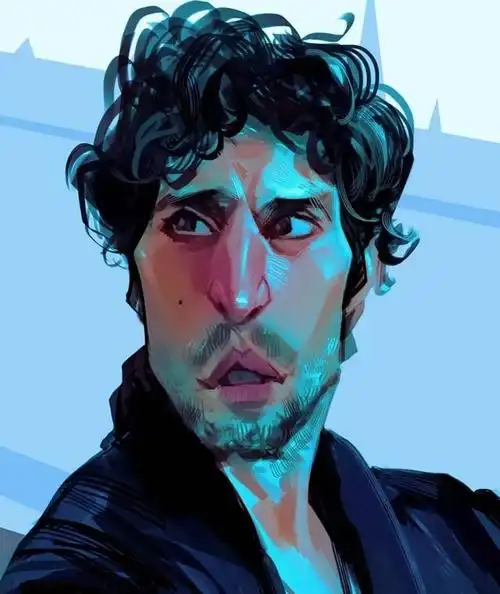 一组头像插画分享,这大胆的配色,夸张的表情爱了爱了!