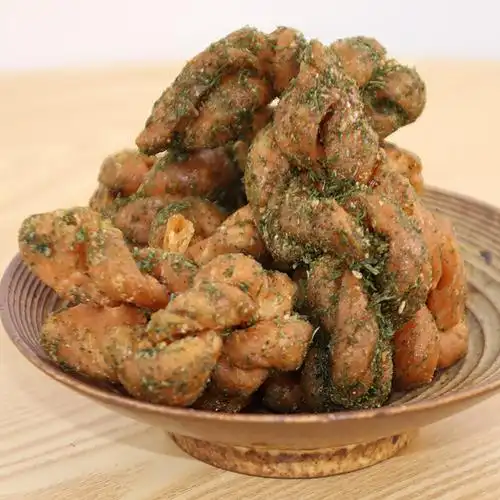 宁波特产鼓楼王阿姨文昌油赞子老宁波小麻花传统糕点零食小吃2袋老