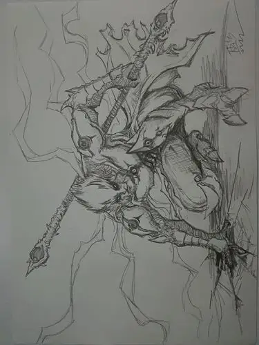 今天被地狱火敲得稀碎,怒画一张,大佬们轻喷