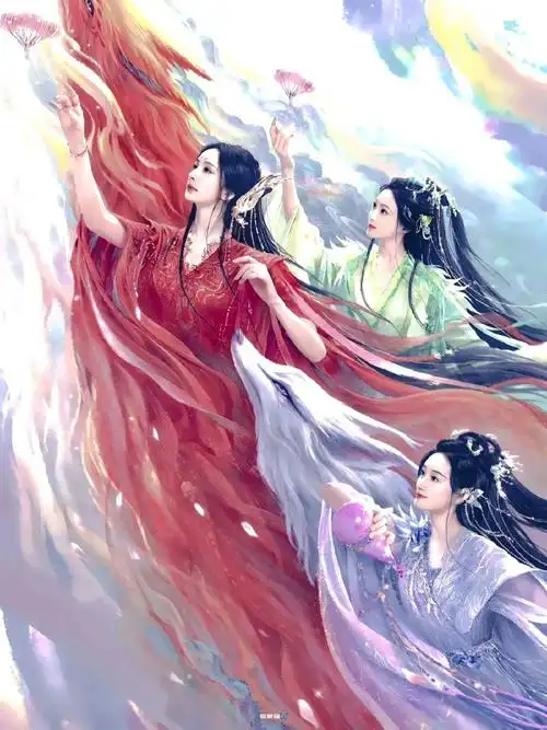 狐妖月红篇涂山三姐妹海报