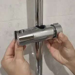 花洒支架淋浴喷头底座升降杆卡扣固定座淋浴器配件挂座免打孔滑套