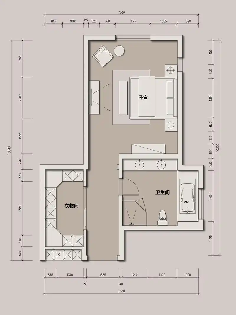 装修干货|【主卧】平面设计(2).主卧:  主卧区别于次卧, - 抖音