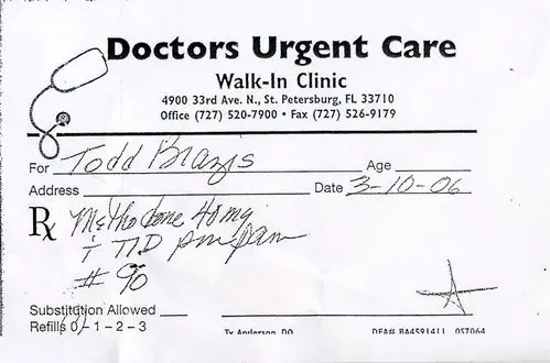 医生在病历上以及处方上写的文字是很难懂的.这到底是为什么?