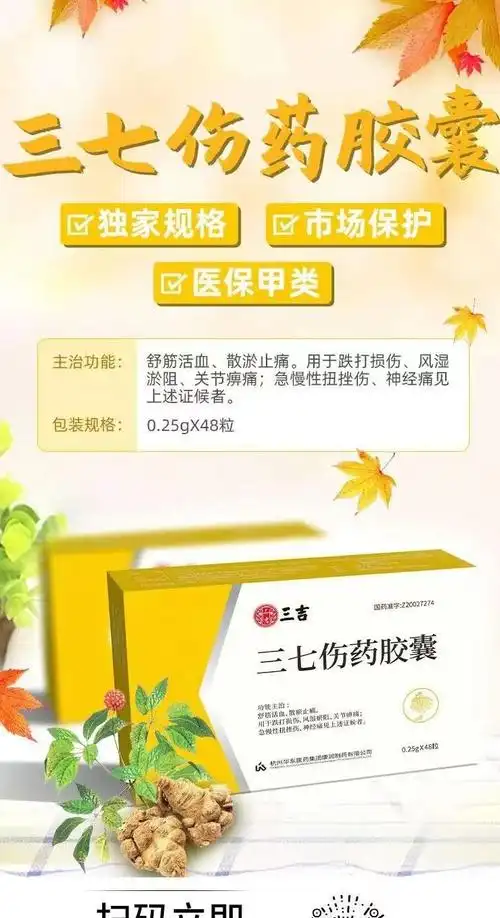 三七伤药胶囊