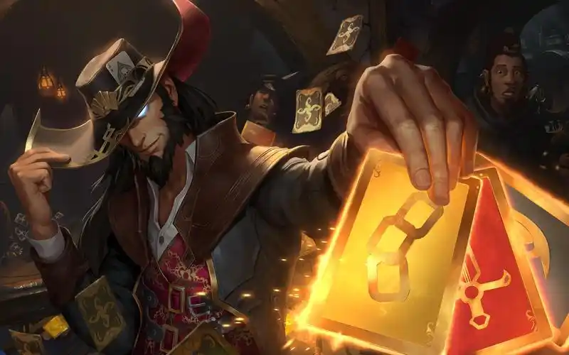 【lor中英日配音对比】卡牌大师:崔斯特.就爱玩花的.#47