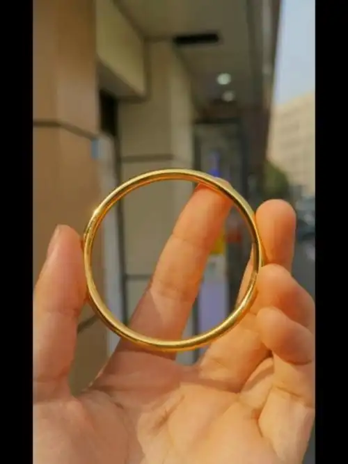 50克素圈镜面黄金手镯