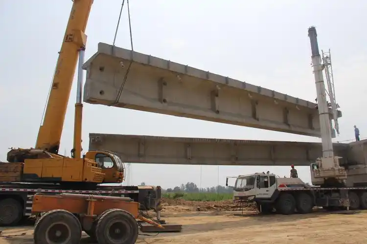 三洋铁路许昌南绕段牛村东中桥t梁架设完成