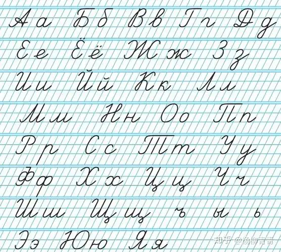 请问俄语单词怎么在俄语练习本上书写