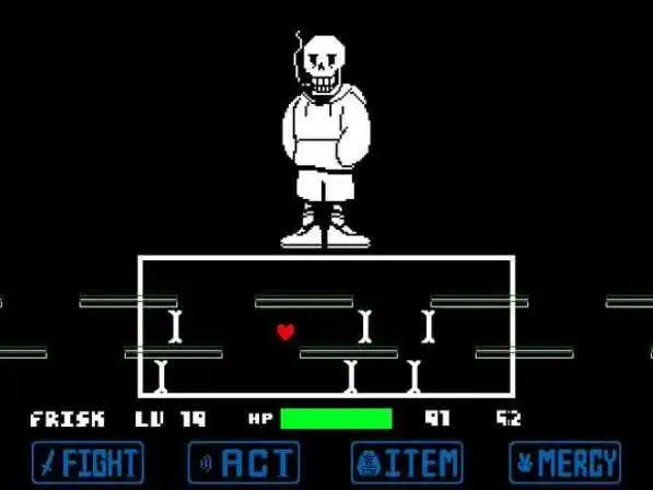 「underswap同人战」:烟枪papyrus审判战-游戏视频-搜狐视频