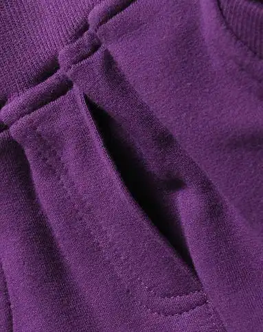 女小童靴裤/深紫