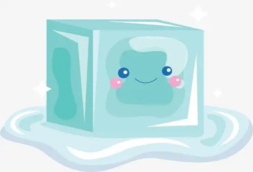 夏季卡通冰块小人免抠素材免费下载_觅元素51yuansu.com