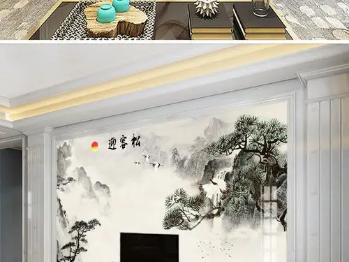 17489551)_中式电视背景墙_我图网