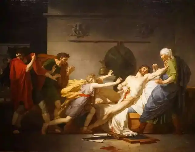 小加图之死至此,展览为我们讲述的故事大概就告一段落了,但仍有三幅与