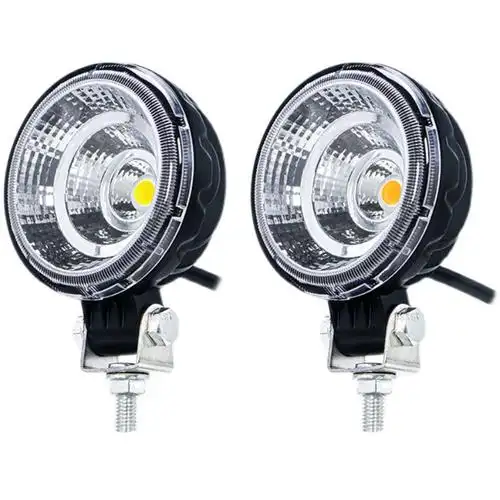 12v60v流氓灯电动车灯超亮强光摩托车led大灯泡外置透镜射灯改装