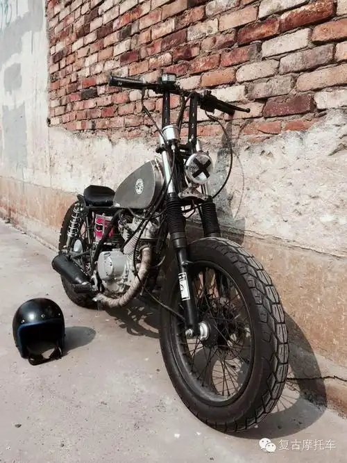 复古机车suzuki gn125改装图赏_摩托车改装图片_维修改装_摩信网