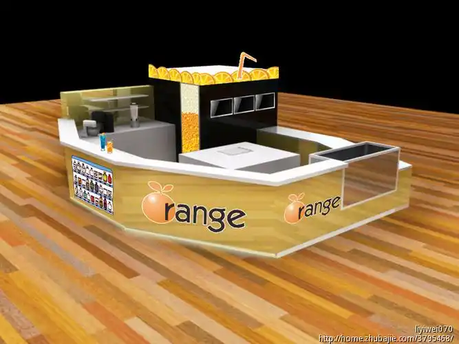 商场甜品中岛柜设计优化及效果图渲染 卖水湾店铺 投标-猪八戒网