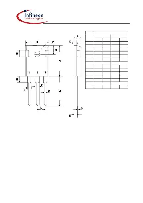 sgw25n120 参数 datasheet pdf下载