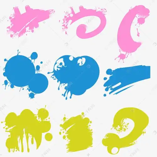 水彩喷漆油漆涂鸦套图