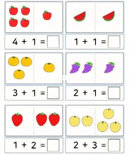 幼儿园数学区 | 逻辑思维训练加法