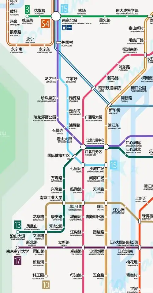 南京地铁2050年线路图4