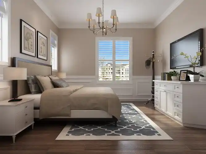 浅咖色涂料装修效果图欣赏-欧派家居