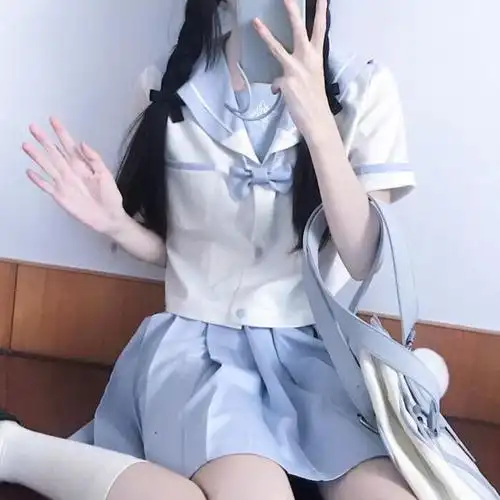 jk女头,穿短裙的小姐姐,jk女生头像