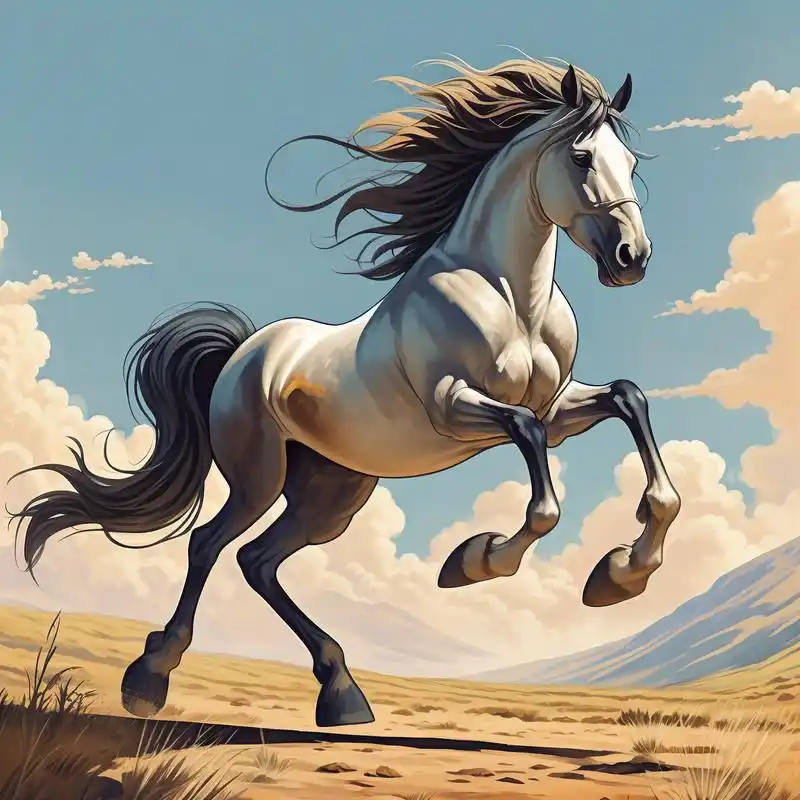 那就换上这款骏马头像吧!骏马象征着勇往直前,带着你的事业一往无前.