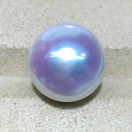 大尺寸天然海水澳白南洋珍珠 直径18-19mm饱满圆强光正面干净