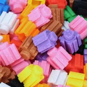 图纸)>企业购更优惠乔克思大号钻石颗粒积木儿童启蒙创意拼插积木幼儿