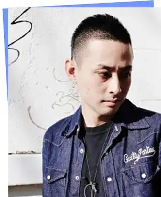 最新男士圆寸发型剪法图片