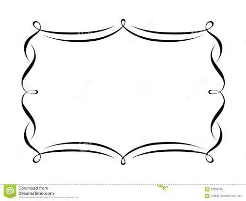 简笔画花框架 简笔画图片大全-蒲城教育文学网