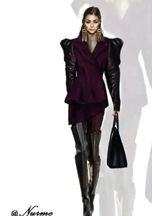 80张时装画欣赏欧美写实画风时装画和插画大师的时装画你更爱哪个