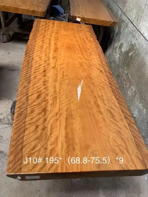 金丝柚木会议桌餐台板吧台板