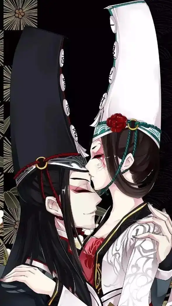 黑白无常,生死相依#万般皆苦唯有自渡 #送你一张壁纸 #黑白无常